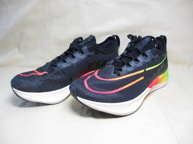Nike スニーカー ナイキ ズームフライ4 黒 com - ナイキ NIKE ズーム 
