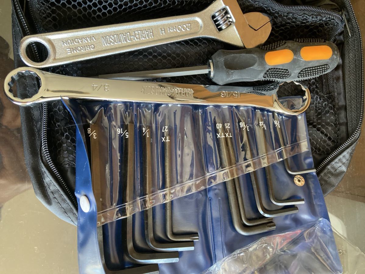 ハーレー純正 車載工具フルセット 車載工具 ハーレー インチ工具