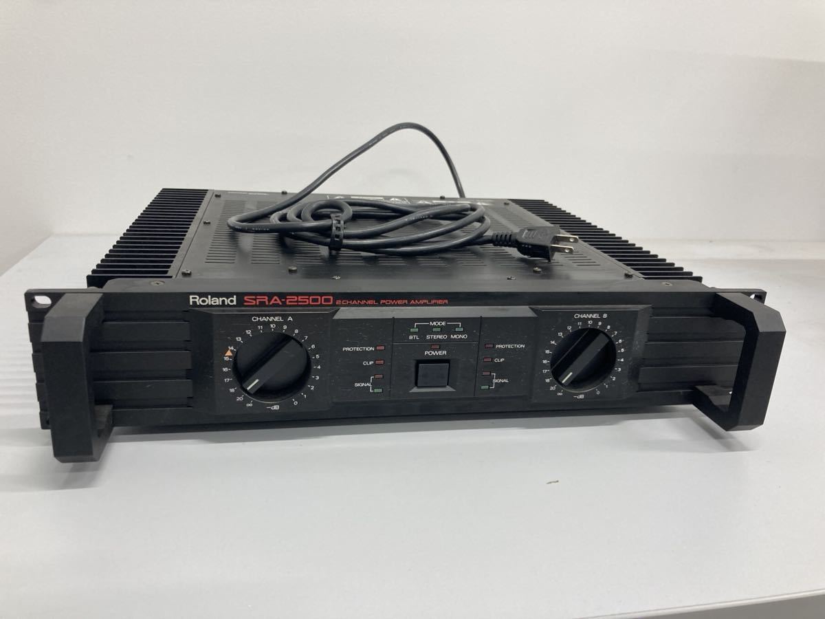 Roland ローランド SRA-2500 2CH パワーアンプ ②現状渡し品☆F
