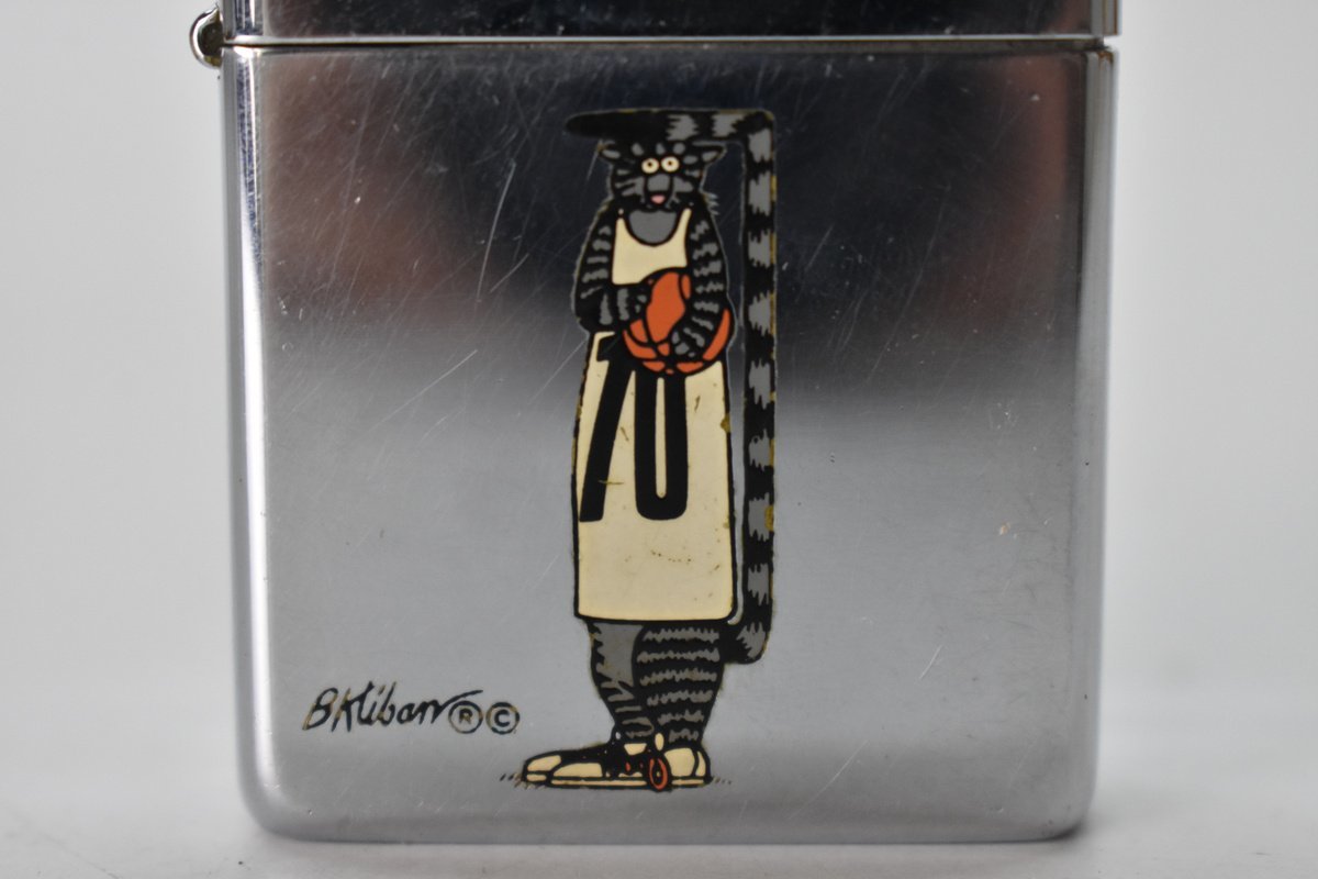 ZIPPO ライター クリバンキャット バスケットボール イラスト入り 1995 