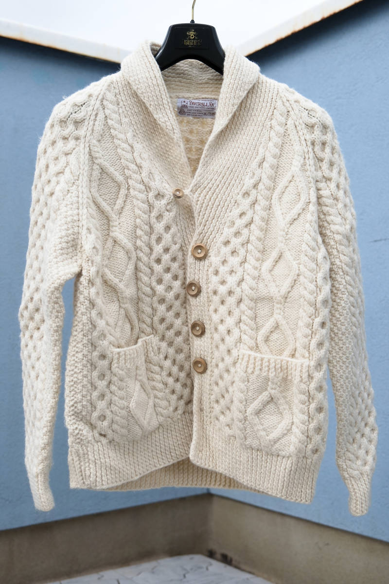 インバーアラン ショールカラー カーディガン INVERALLAN インバー