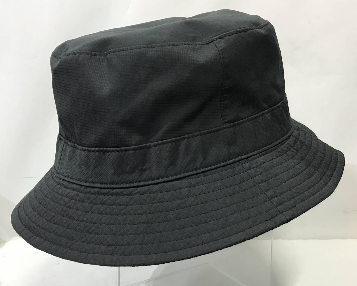BURBERRY バーバリー リバーシブルバケットハット 黒 無地/ノバ