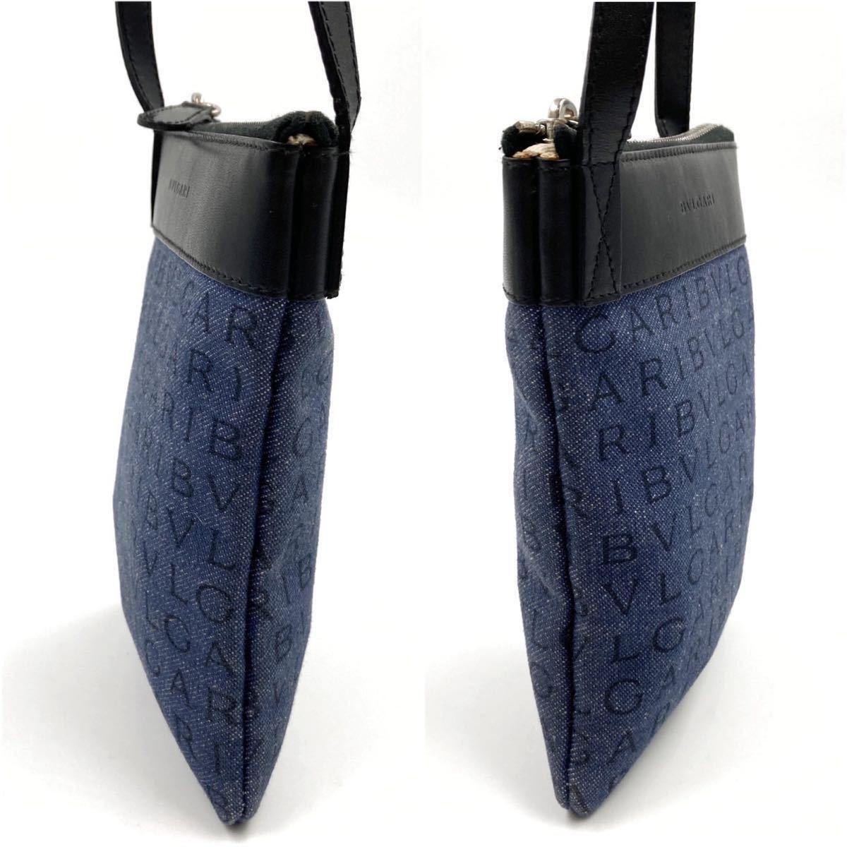 1円 【使用わずか・極美品】BVLGARI ブルガリ ショルダーバッグ