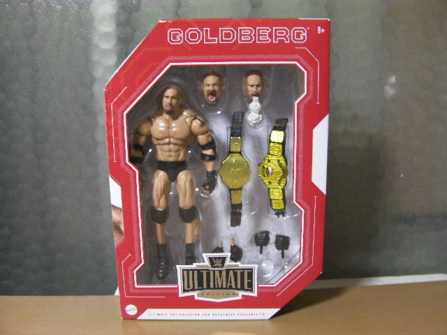 正規品　新品未開封　WWE エリート アルティメットエディション　ゴールド・バーグ　WWE Elite ビル　ゴールドバーグ　チャンピオンベルト