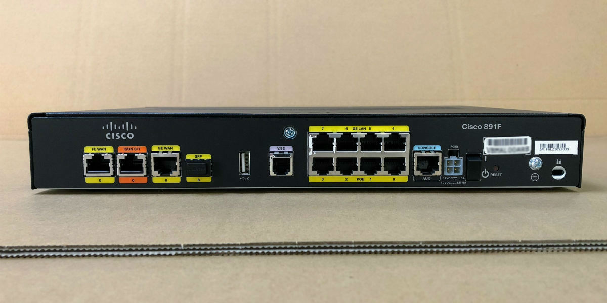 Cisco c891fj k9 cisco891fj ランプ 中古品 CISCO C891FJ-K9