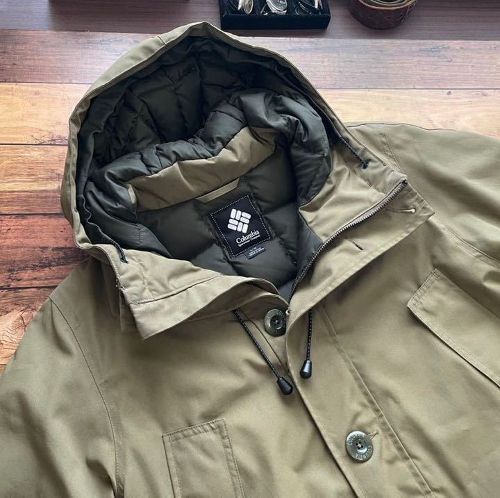 美品］ コロンビア Columbia ブラックレーベル 防寒ダウンジャケット L 