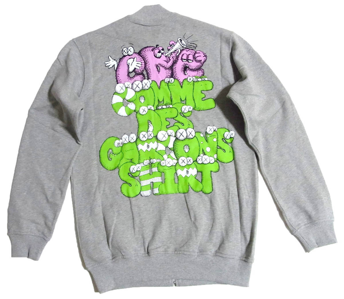 COMME des GARCONS Shirt x KAWS スウェット ブルゾン L ギャルソン シャツ カウズ スタジャン スニーカー ジャケット NIKE CDG(ジャンパー、ブルゾン)｜売買されたオークション情報、yahooの商品情報を 男性用
