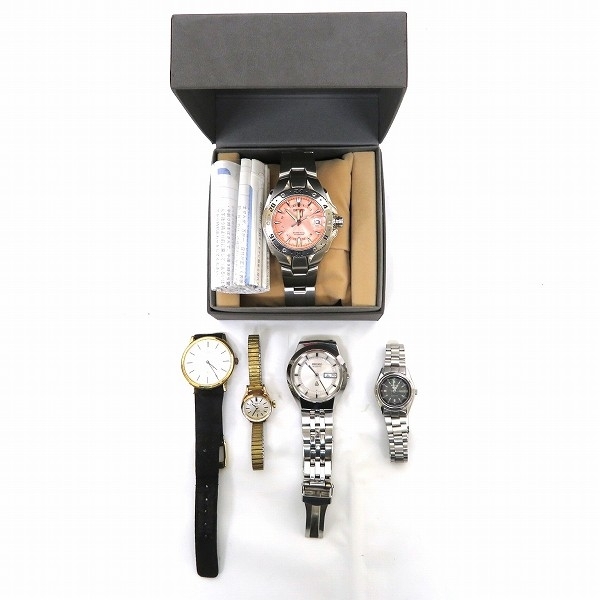 1円～最落なし セイコー カシオ シチズン など 腕時計 メンズ