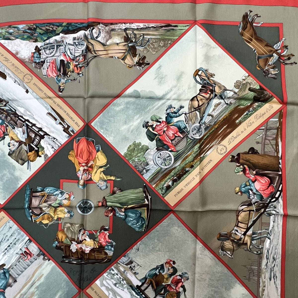エルメス カレ90 スカーフ シルク ロシア旅行 エルメス カレ90 ロシア旅行 スカーフ&frasl;シルク&frasl;RED&frasl;総柄&frasl;レディース&frasl;カレ90 最低 (ロシア旅行)」