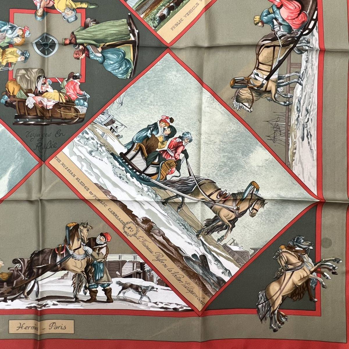 エルメス カレ90 スカーフ シルク ロシア旅行 エルメス カレ90 ロシア旅行 スカーフ&frasl;シルク&frasl;RED&frasl;総柄&frasl;レディース&frasl;カレ90 最低 (ロシア旅行)」