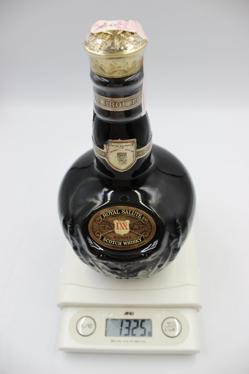 キングラム[54]ロイヤルサルート LXX 21年 黒レア 箱袋付 スコッチ