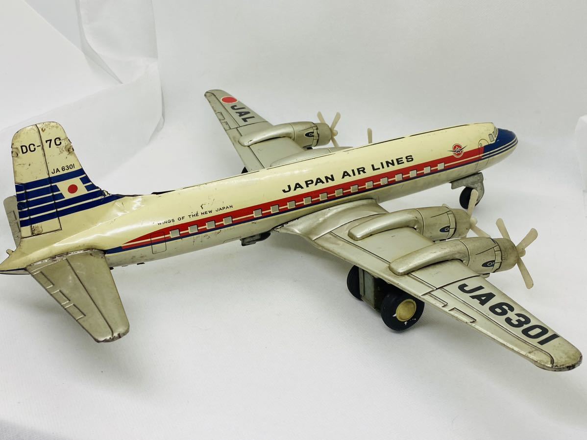 Yahoo!オークション 日本航空 萬代屋 JAL 野村トーイTN当時物ブリキ DC