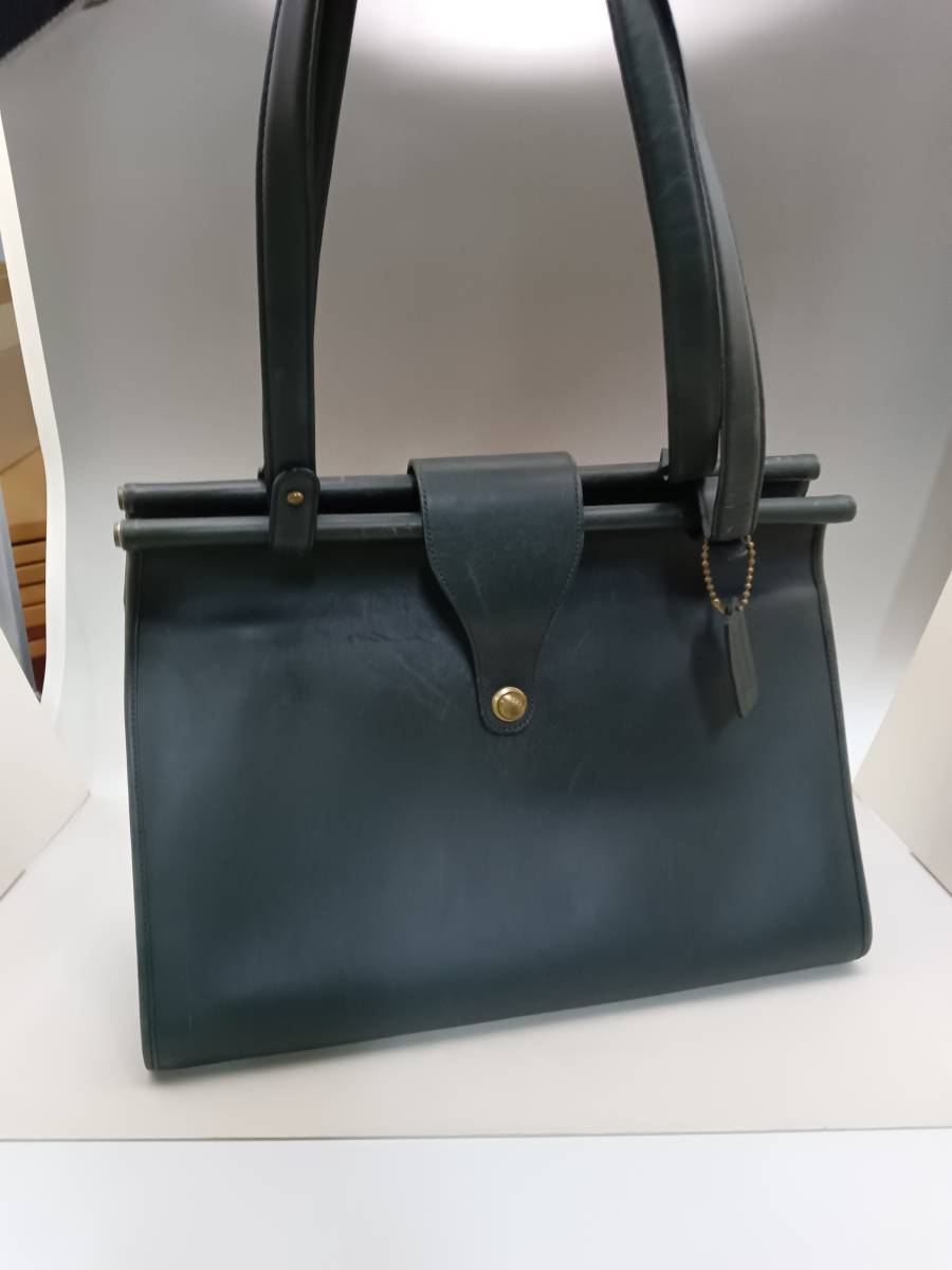 【爆買い，本物保証】 1107-002 COACH コーチ メンズ レディース オールレザー ショルダーバッグ ビジネスバッグ レザー 革 グリーン(その他)｜売買されたオークション情報、yahooの商品情報をアーカイブ公開 - オーク かばん、バッグ