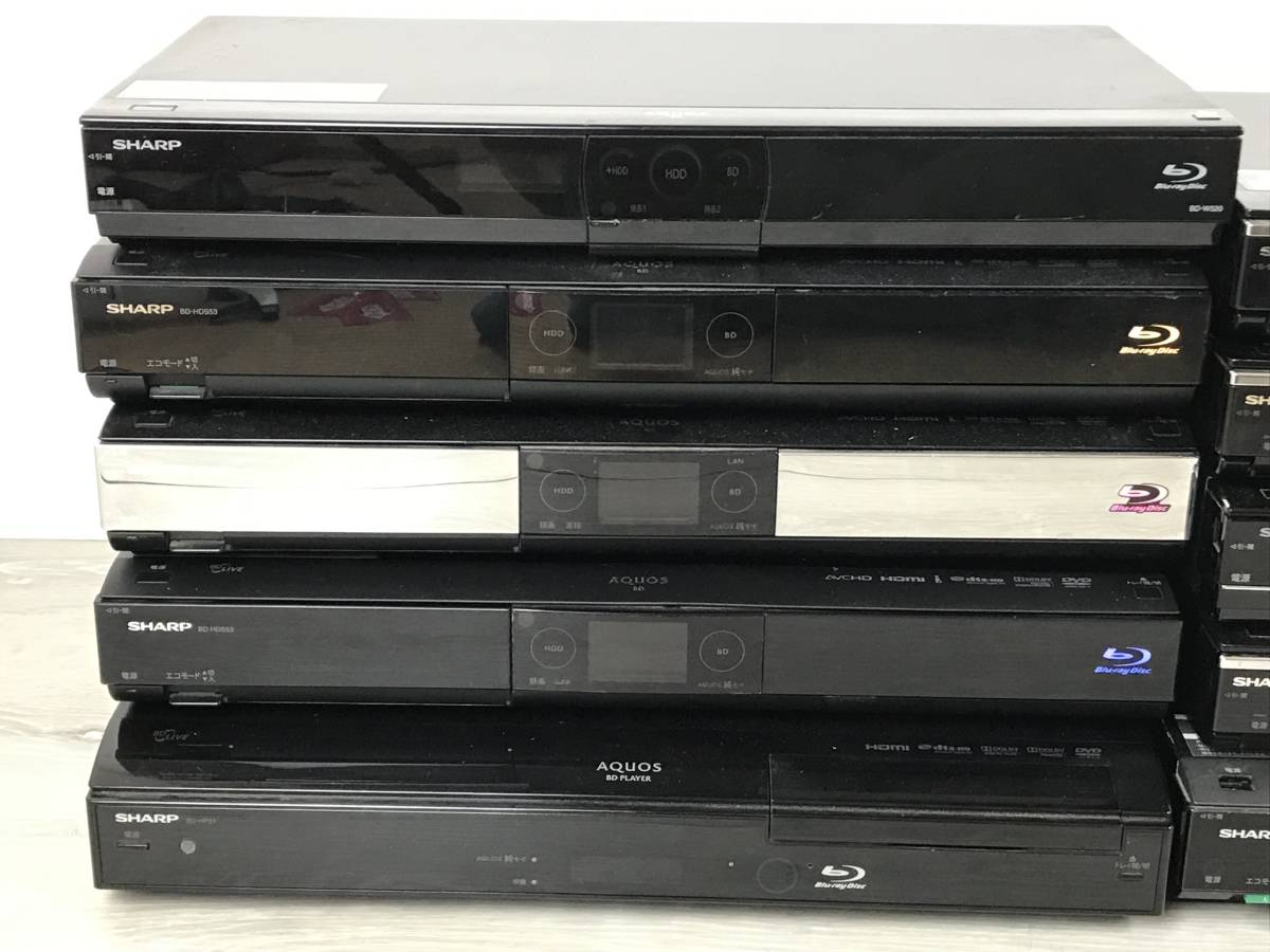 シャープ | ブルーレイレコーダー 1チューナー 2層タイプ SHARP 2010年 