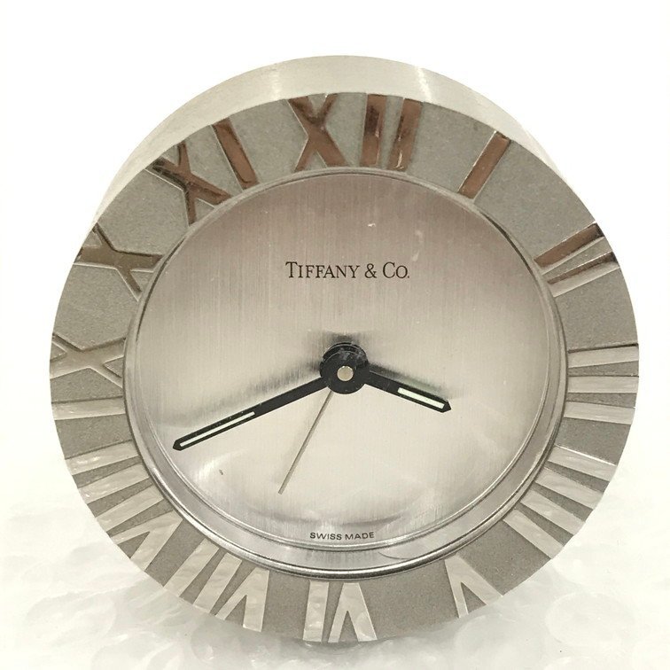 【ジャンク】ティファニー TIFFANY アトラス クロック 置き時計 AKAD3055】TIFFANY&Co. ティファニー 置時計 アトラス ジャンク