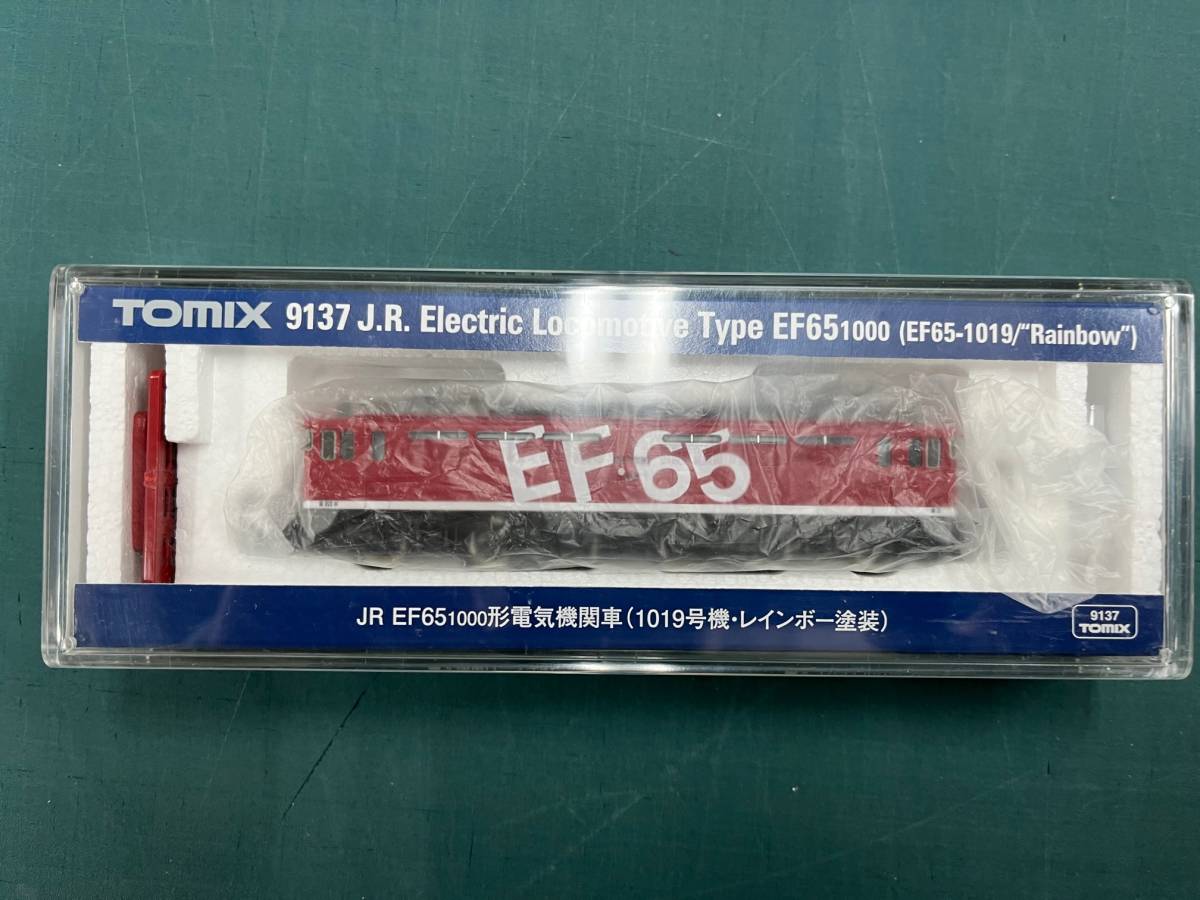 【新作登場，正規品】 TOMIX 9137 JR EF65 1000形電気機関車 1019号機 レインボー塗装(電気機関車)｜売買されたオークション情報、yahooの商品情報をアーカイブ公開 - オークファン 電気機関車