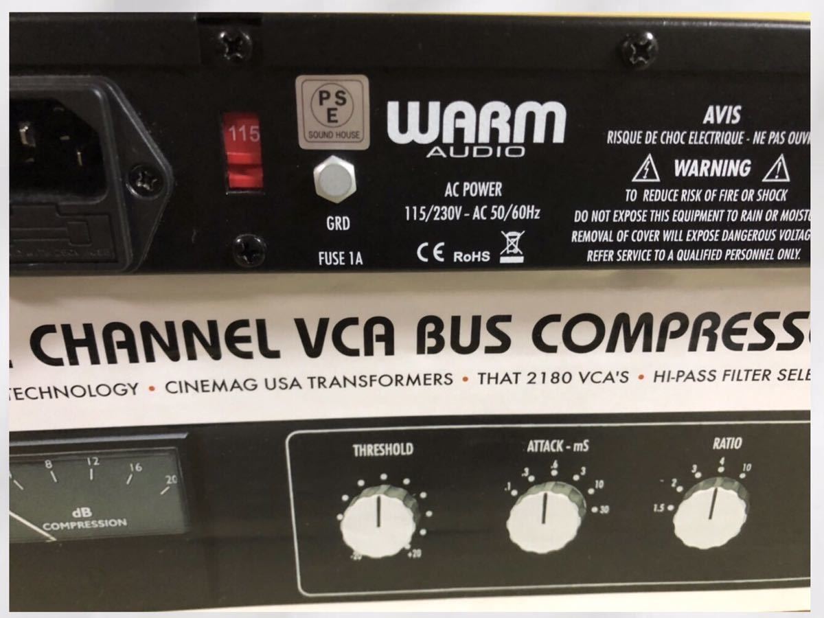 WARM AUDIO 2-Channel VCA Bus Compressor 検索: Neumann API NEVE SSL ...