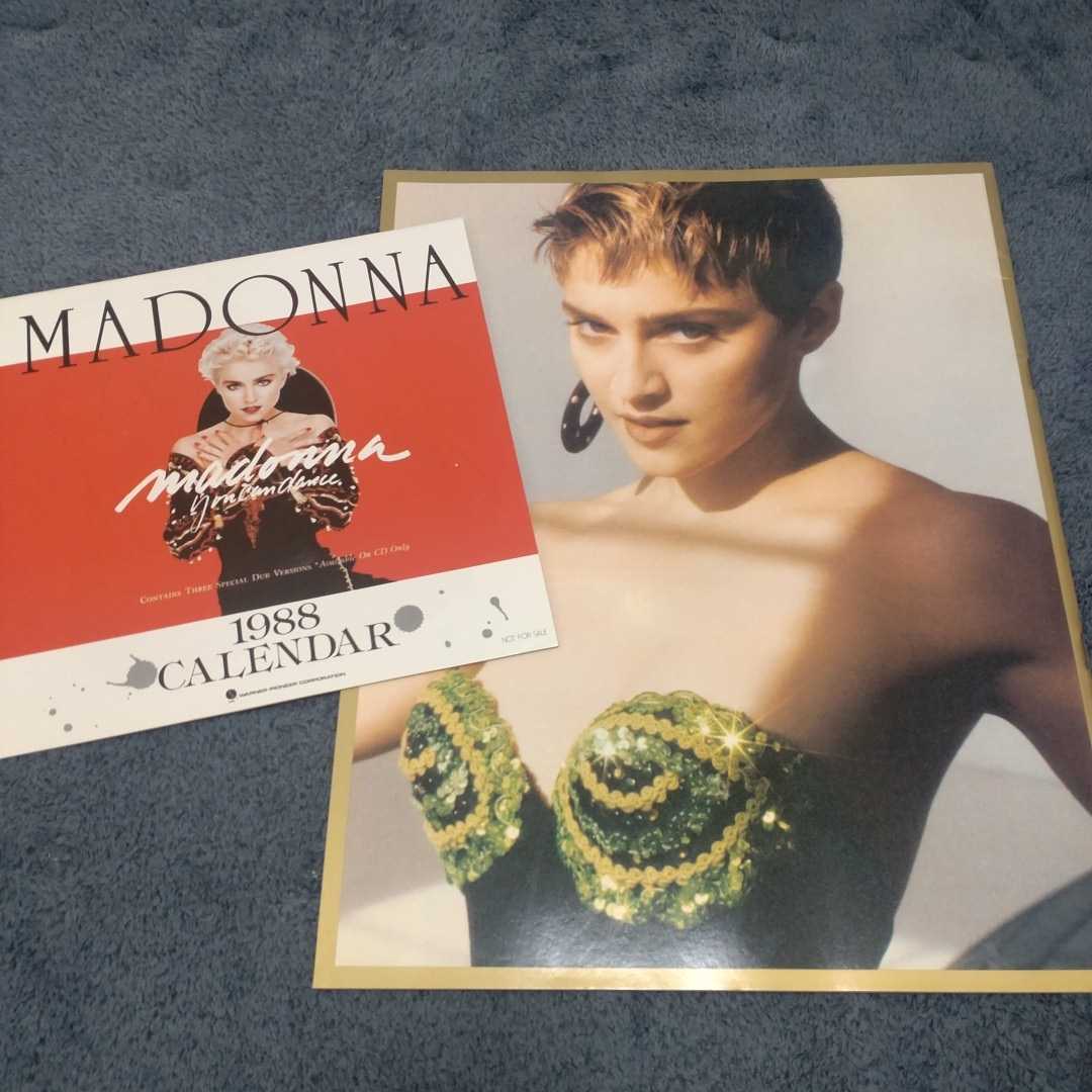 ☆マドンナ ツアーパンフレット、非売品1988年カレンダー☆