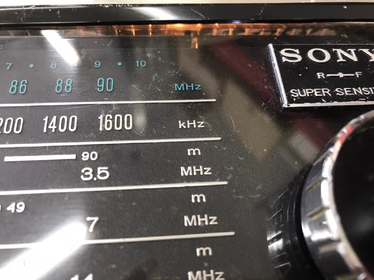 □t1060 現状品☆SONY ソニー TFM-2000F ラジオ 6バンド BCLラジオ