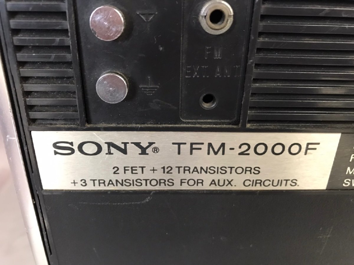 □t1060　現状品★SONY　ソニー　TFM-2000F　ラジオ　6バンド　BCLラジオ