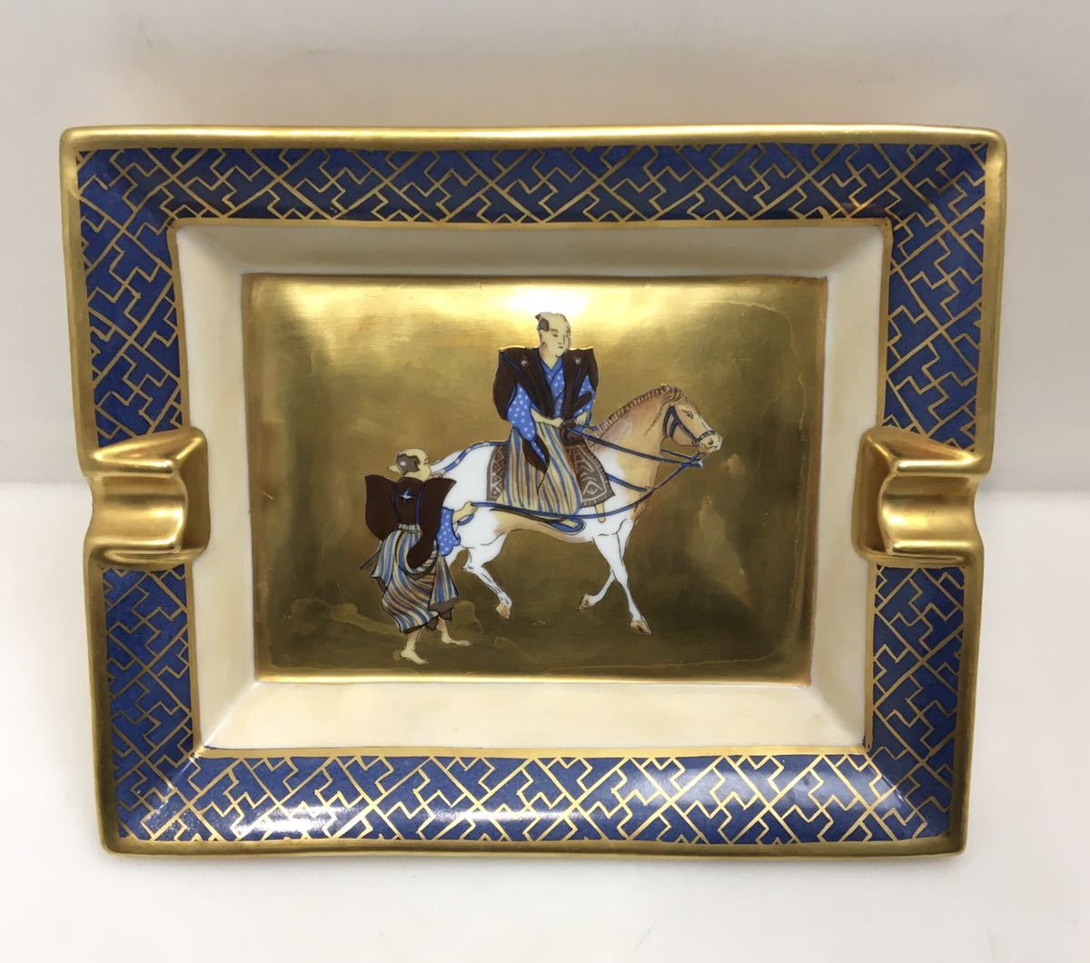 14-90 HERMES アッシュトレイ エルメス 灰皿 侍 SAMURAI 灰皿 エルメス