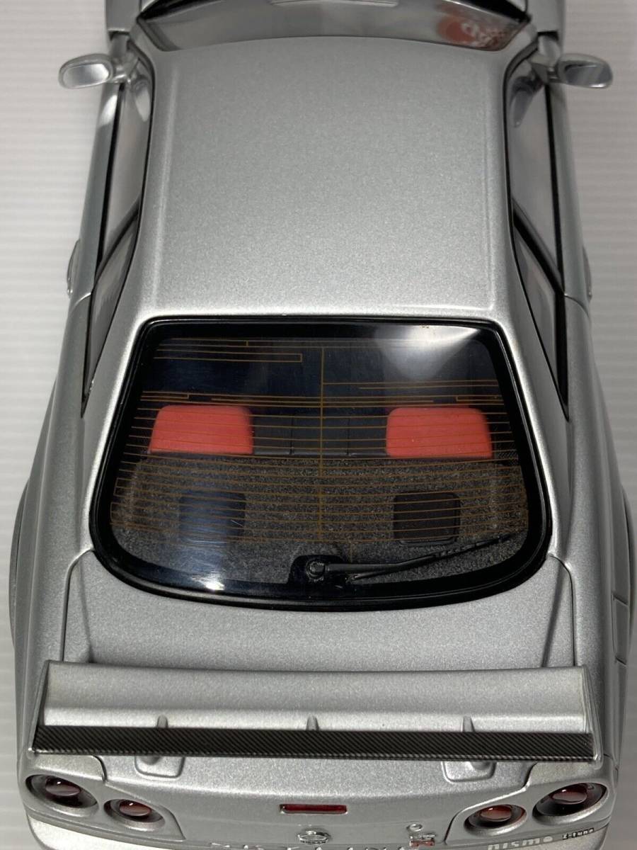 スカイライン 1&frasl;18 オートアート R34 GT-R ミニカー 箱無し ニッサン 美品 箱無 AUTOart ジャンク 1円〜 1円～ カルソニック XANAVI