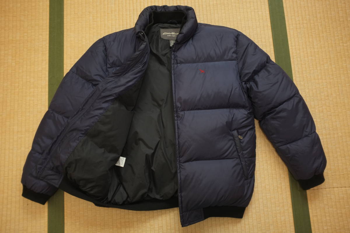 2026，低価 Eddie Bauer ダウンジャケット ネイビー size US M(Lサイズ)｜売買されたオークション情報、yahooの商品情報をアーカイブ公開 - オークファン Lサイズ