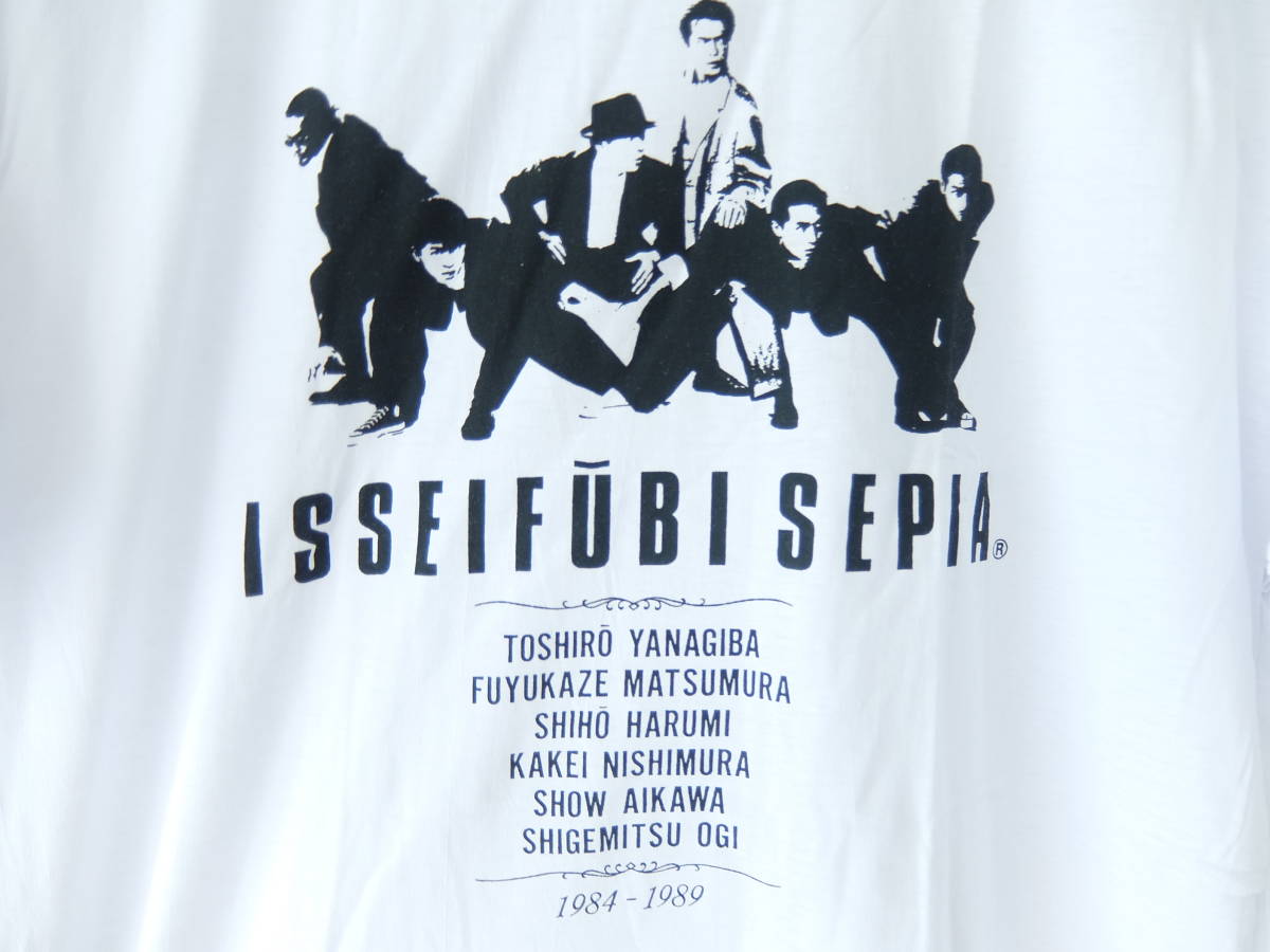 未使用 80s 一世風靡 セピア Tシャツ 当時物 哀川翔 柳葉敏郎 即決あり