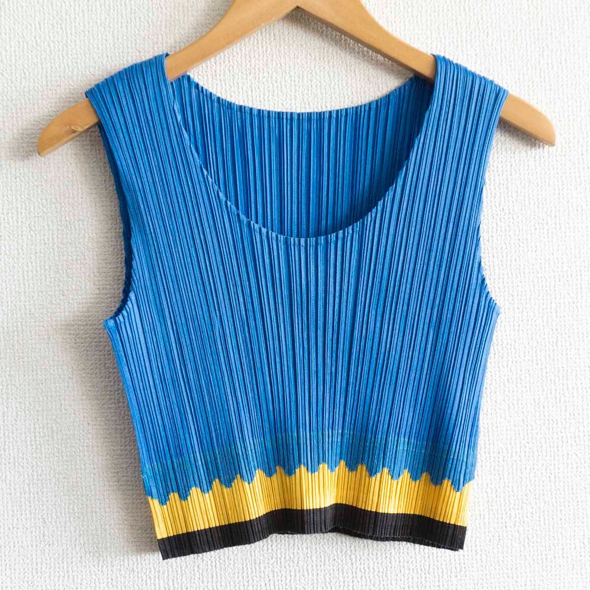 【美品】 PLEATS PLEASE【プリーツ トップス】 プリーツプリーズ ISSEY MIYAKE 2211122