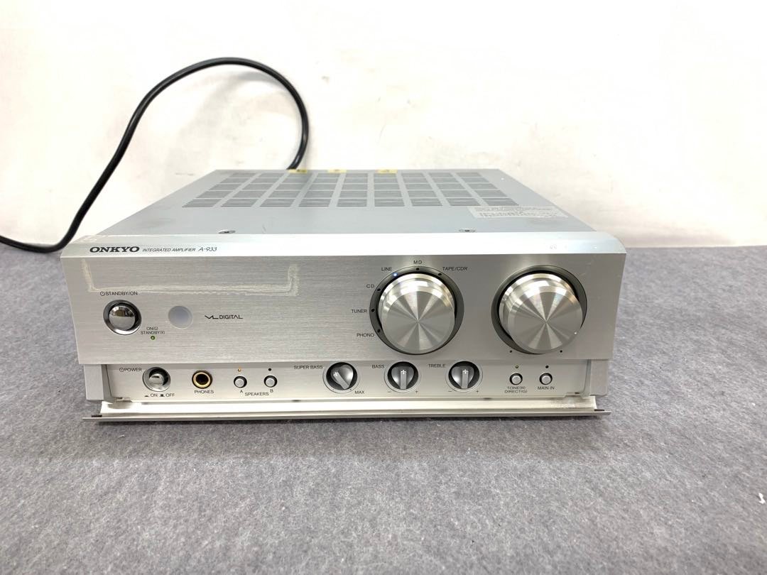 ONKYO A-933 プリメインアンプ　ジャンク ジャンク【ONKYO】A-933 プリメインアンプ 通電OK