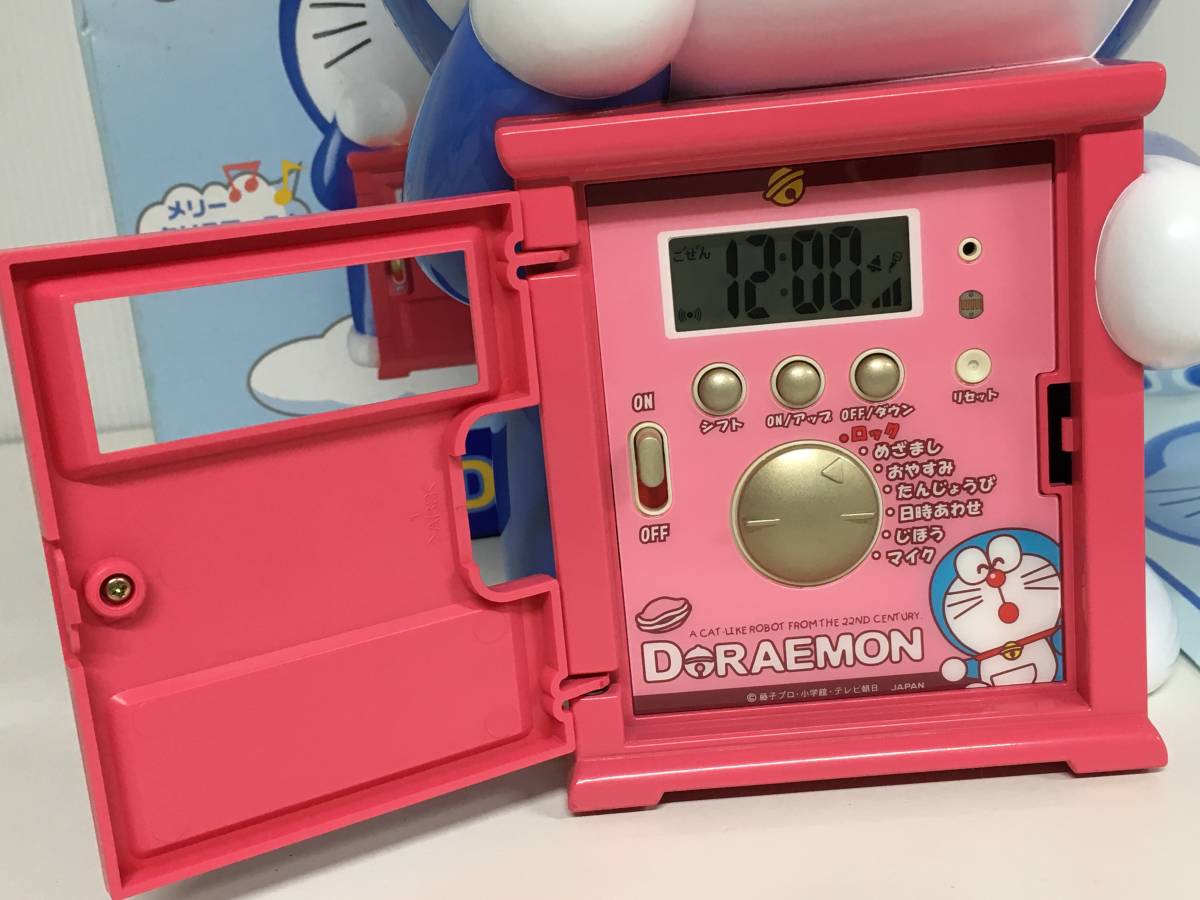 美品】 ドラえもん 目覚まし時計 音声時報クロック セイコークロック