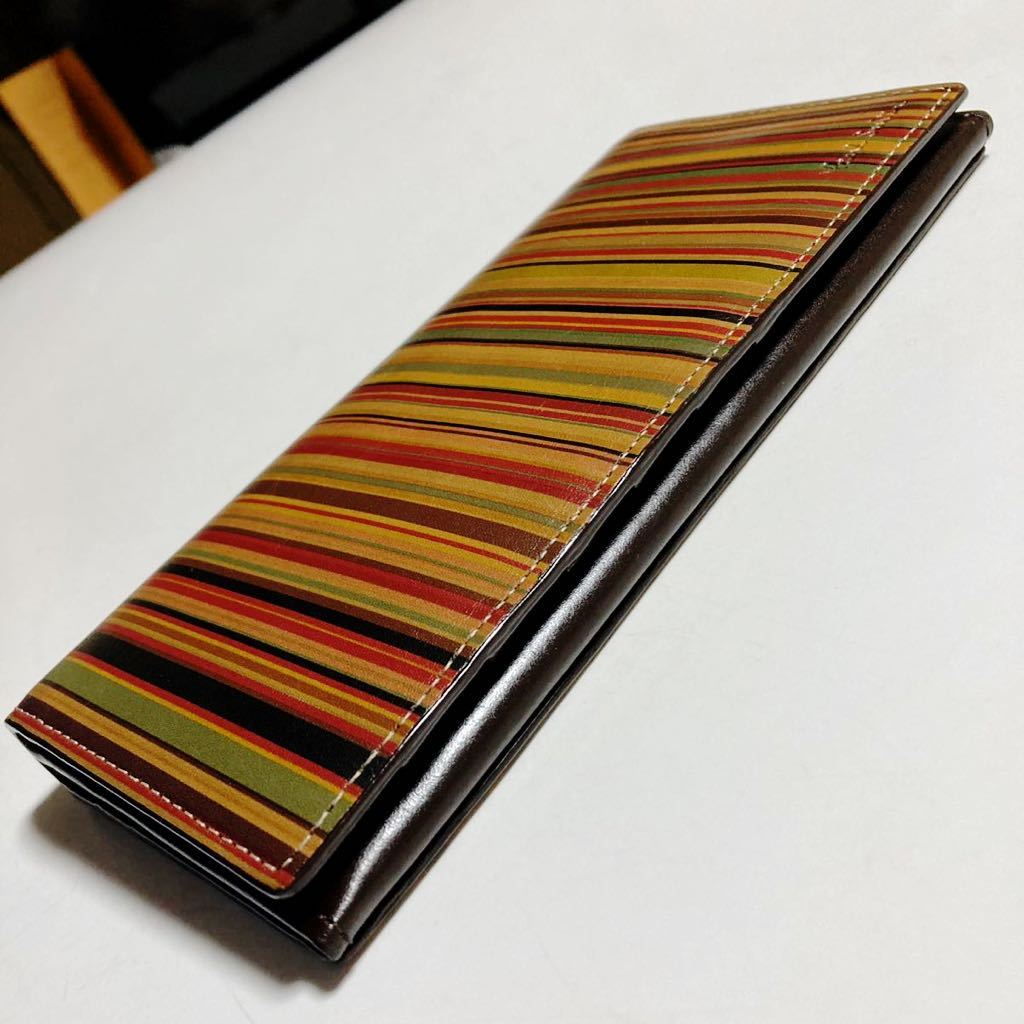 Paul smith ヴィンテージマルチストライプ 長財布 ポールスミス 財布