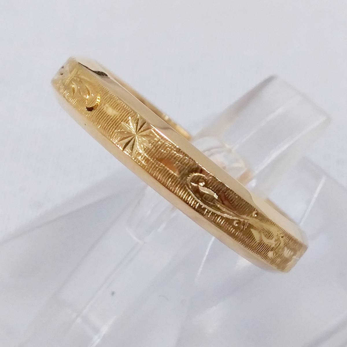 K18 約15号 #15 総重量約3.8g ゴールド 18金 指輪 リング K18