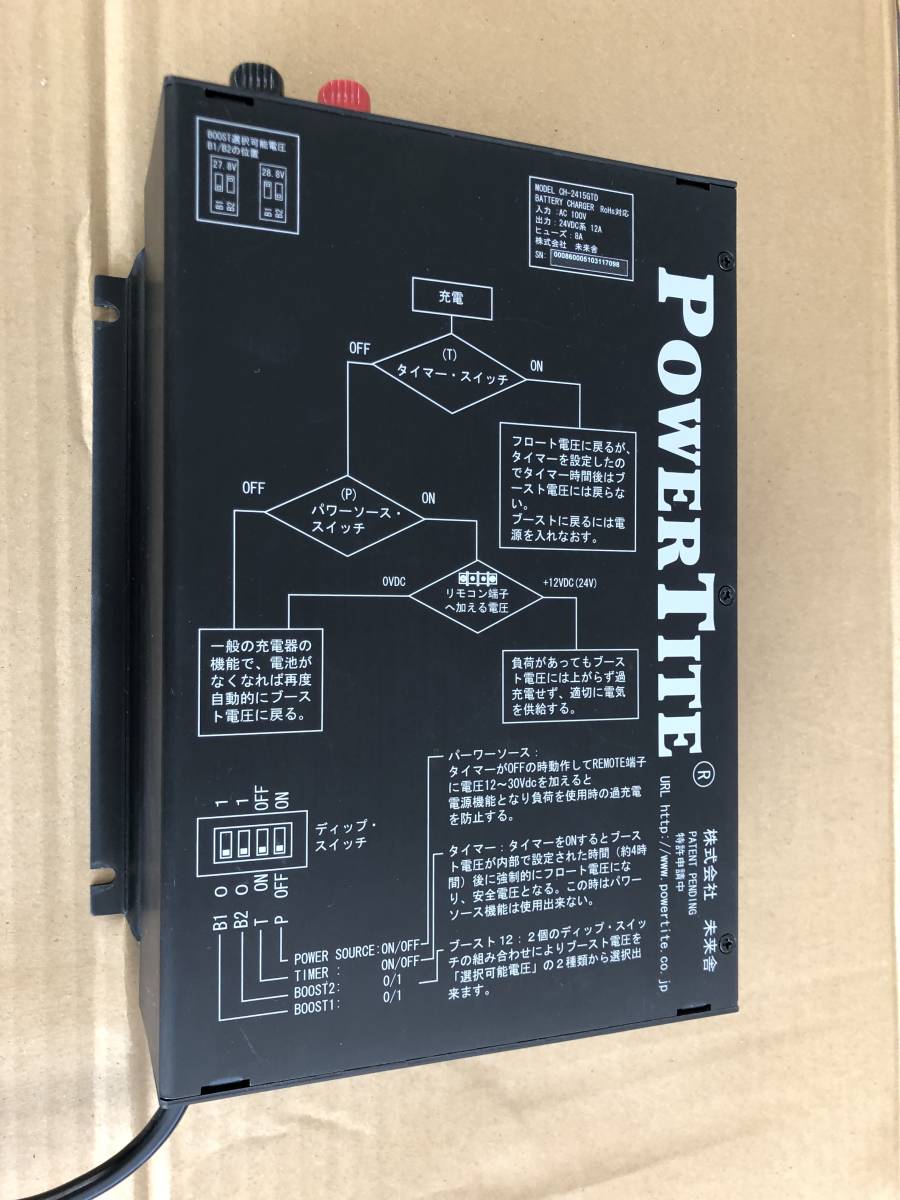 POWER TITE 未来舎 優れもの 充電器 24v CH-2415GTD
