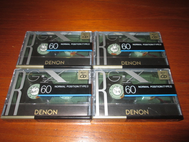 大得価，定番 カセットテープ 日本コロンビア DENON RG-X60 4巻
