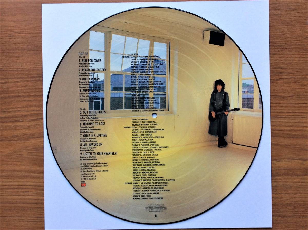 ゲイリー・ムーア Gary Moore ピクチャーレコード 4枚セット(一般 