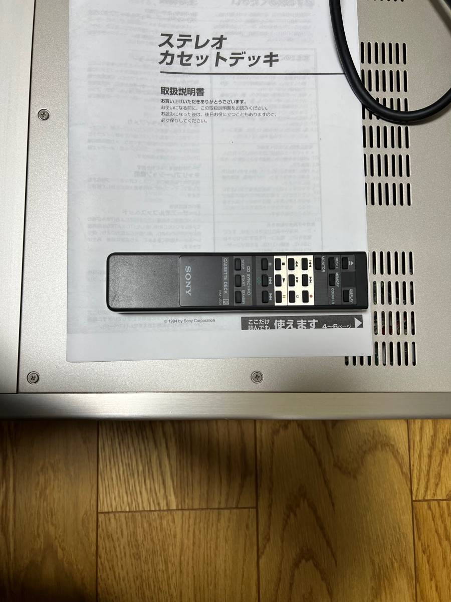 SONY カセットデッキ TC-KA5ES 整備品・動作品 【公式通販】