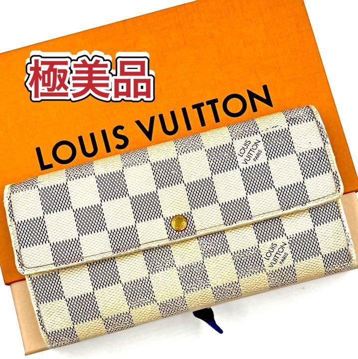  1円 極 ルイヴィトン 0167L2C ポルトフォイユ サラ ダミエ アズール 長財布(ダミエライン)｜売買されたオークション情報、yahooの商品情報をアーカイブ公開 - オークファン 服飾小物