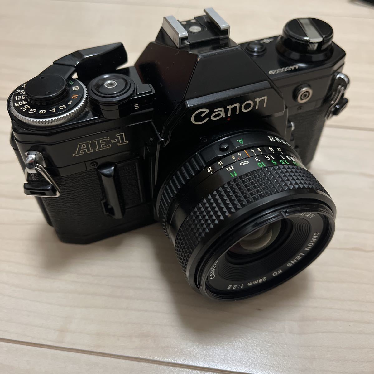 カメラ CANON AE-1 + New FD 50mm f1.8 + フィルムバッグ付