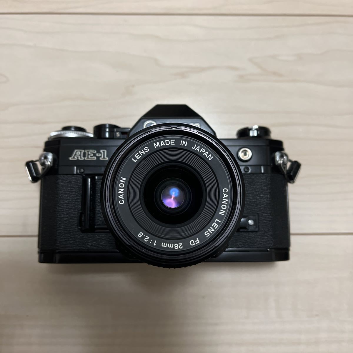 カメラ CANON AE-1 + New FD 50mm f1.8 + フィルムバッグ付