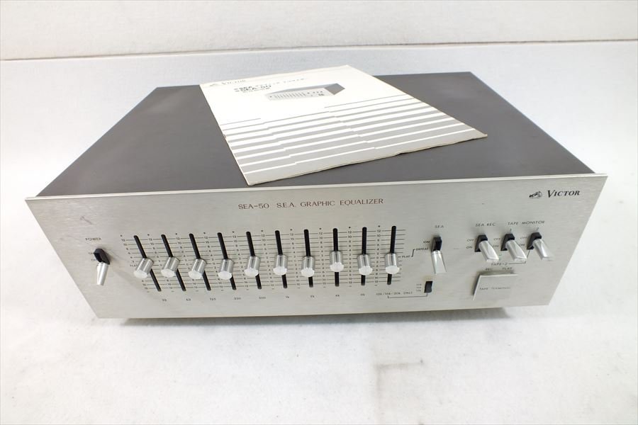 □ Victor ビクター SEA-50 イコライザー 取扱説明書有り 中古 現状品
