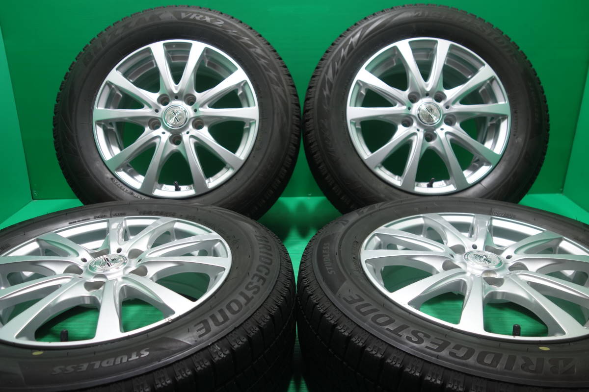 低価，高品質 K117-20 195/65R15 スタッドレス 4本セット ブリヂストン VRX2 7分山 ノア ヴォクシー エスクァイア ステップワゴン アクセラ(スタッドレスタイヤ)｜売買されたオークション情報、yahooの商品情報を 5穴