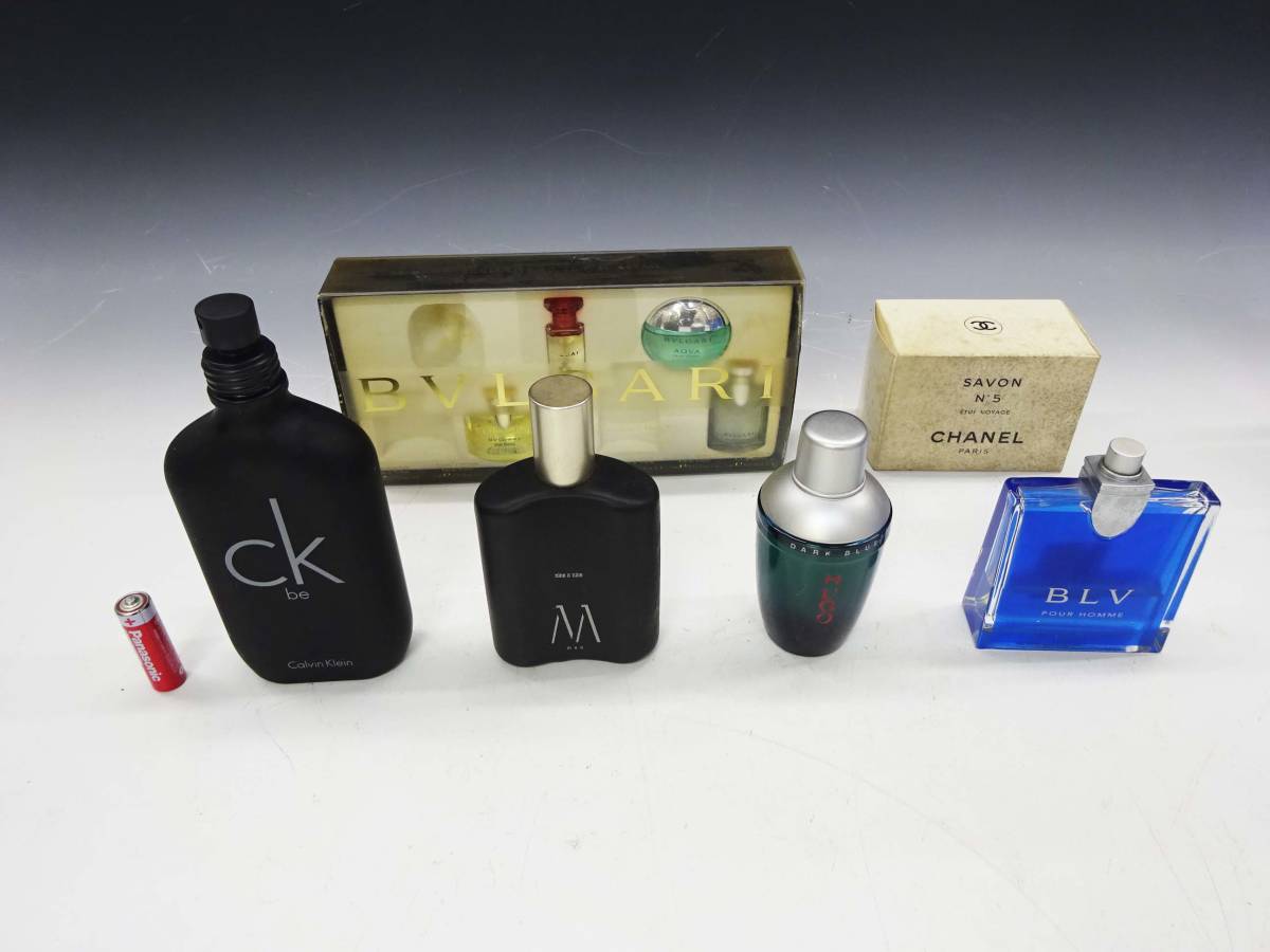 香水セット ブルガリ カルバンクライン シャネル ヒューゴ HUGO DARK BLUE 909 BLV ck be AQVA CHANEL SAVON N&deg;5 フレグランス ①(その他)｜売買されたオークション情報、yahooの商品情報をアーカイブ公 その他