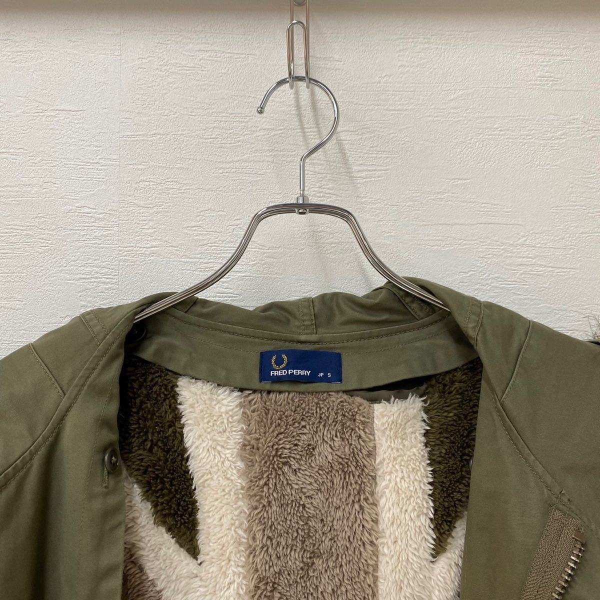 FRED PERRY モッズコート MOON コラボ L チャコールグレー FRED