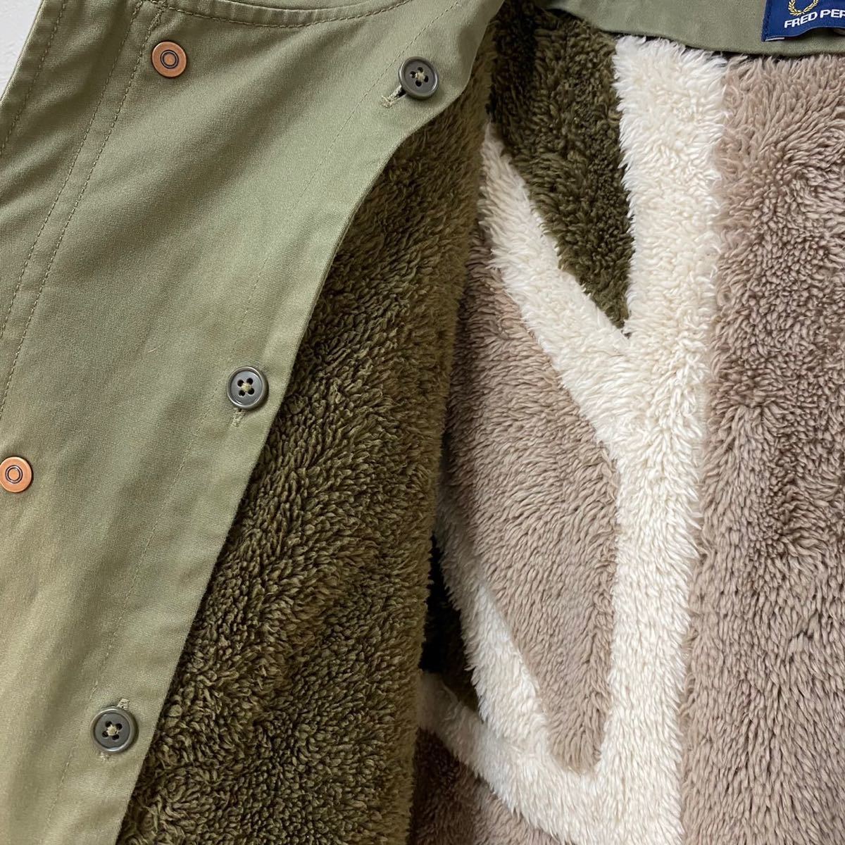 FRED PERRY モッズコート MOON コラボ L チャコールグレー FRED