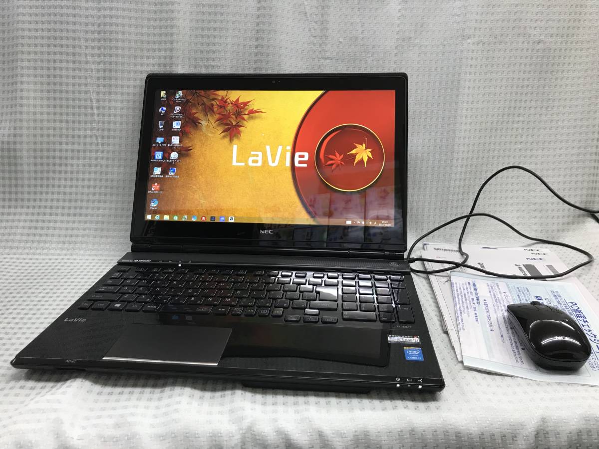 ☆ジャンク NEC LaVie LL750/TSB Core i7-4710MQ/メモリ8GB/SSHD1TB 