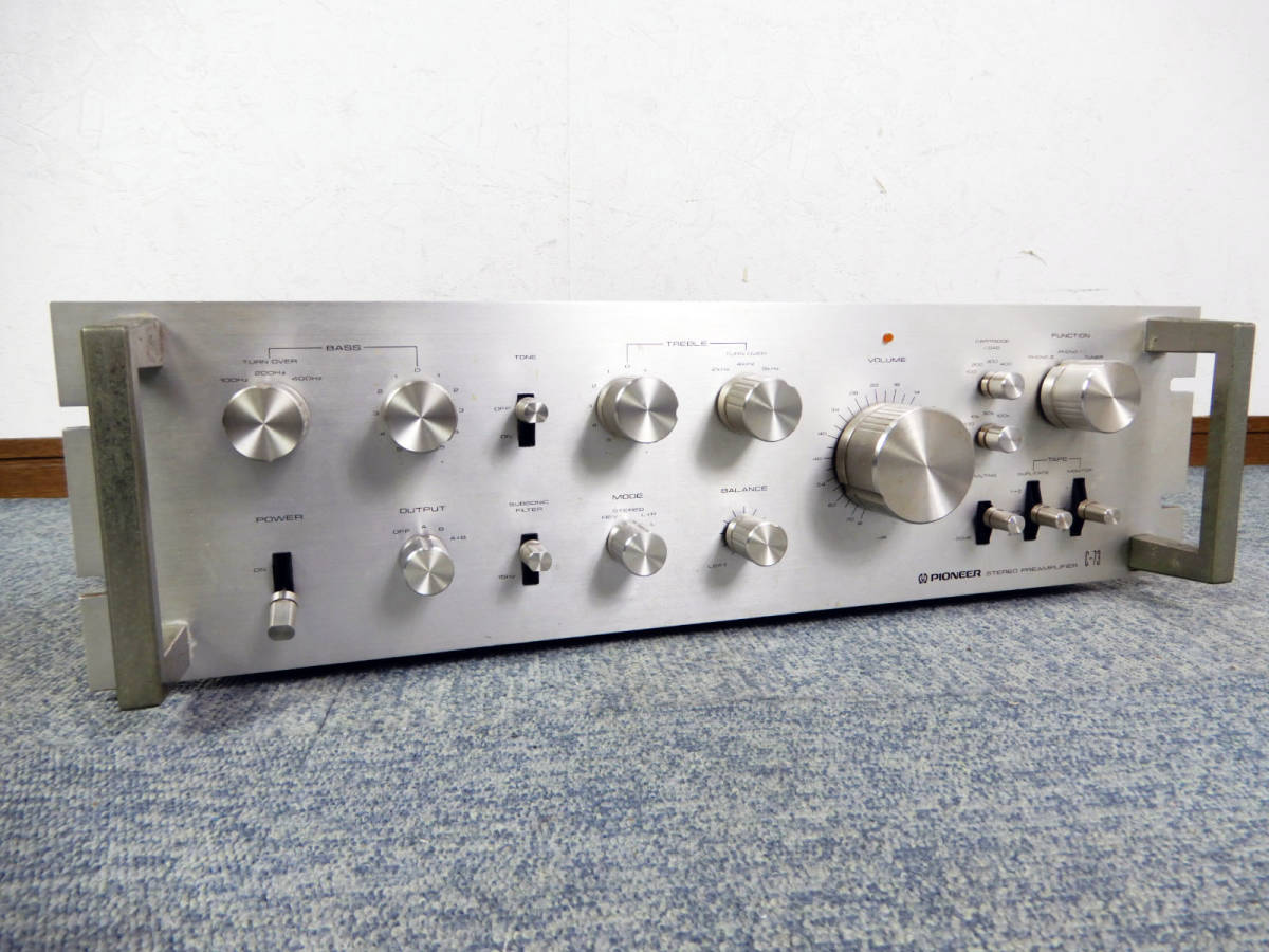 PIONEER ステレオプリアンプ　C-73 パイオニア PIONEER プリアンプ ステレオプリアンプ C-73 ステレオ C73