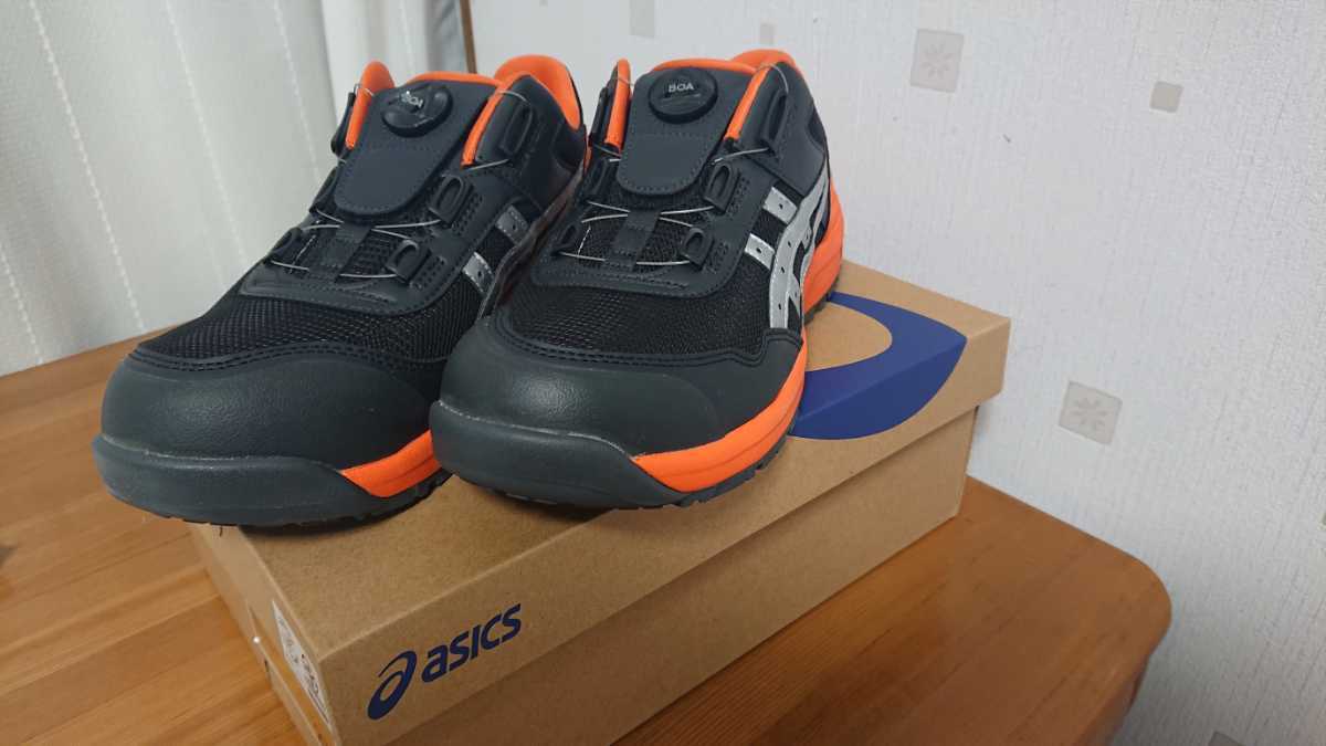 【豊富な，HOT】 asics アシックス 安全靴 ウィンジョブ CP209 BOA ワイド 1271A029-025 27㎝ オレンジ/シルバー(27.0cm)｜売買されたオークション情報、yahooの商品情報をアーカイブ公開 - オークファン 27.0cm