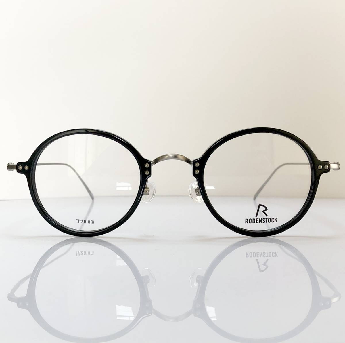 処分価格 ローデンストック チタン素材 小振り 丸メガネ Rodenstock