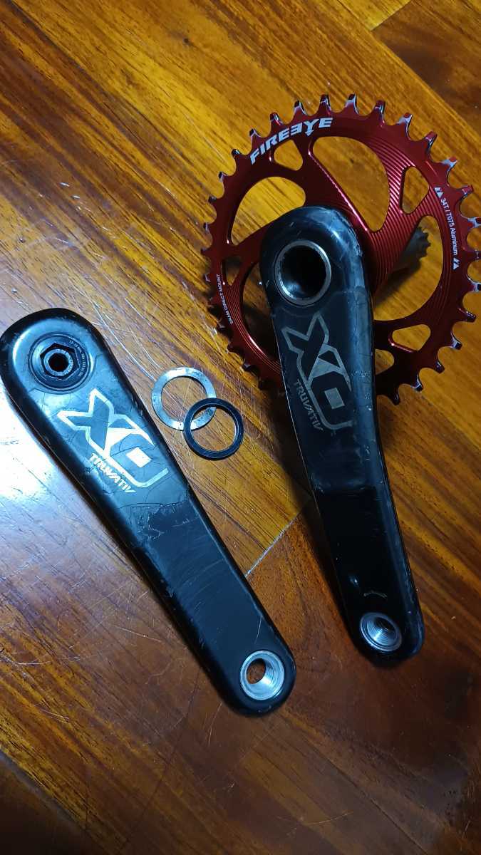 SRAM XO GXPカーボンクランク170mm ダイレクトマウントチェーンリング 